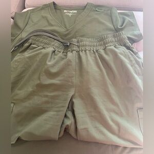 Grey's Anatomy Olive Green Scrub Set